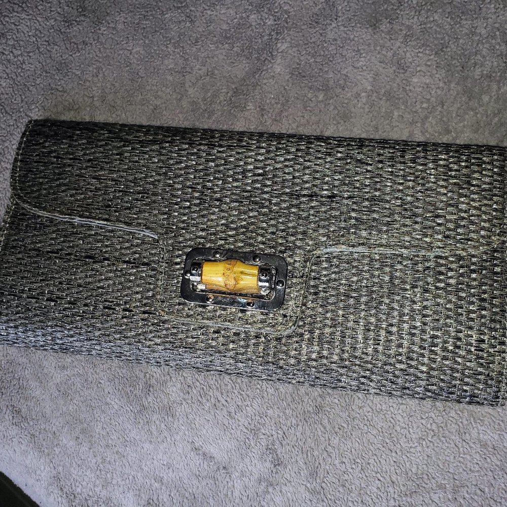 Grey Clutch Purse